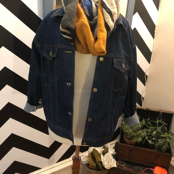 Sharewin Oversized Jean Jacket - Picture 3 of 8